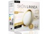 Skön Linnea 24 W-os ø400 mm kerek natúr fehér, fehér-arany színű mennyezeti lámpa, IP20-as védettségű