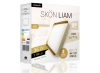 Skön Liam 36 W-os ø500 mm négyzet alakú natúr fehér, fehér-arany színű mennyezeti lámpa, IP20-as védettségű