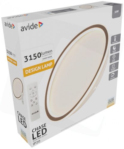 Avide Design Mennyezeti Lámpa Chase RF Távirányítóval