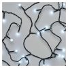 LED karácsonyi fényfüzér, cseresznye – golyók, 20 m, kültéri és beltéri, hideg fehér, időz.